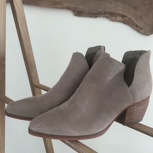 Vince Camuto suede cowboy style booties